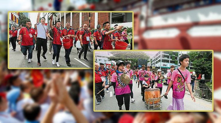 柔佛古庙游神掀幕-洗街净化神明出游路径 - 新山中华公会